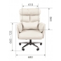 Офисное кресло CHAIRMAN 433, экокожа